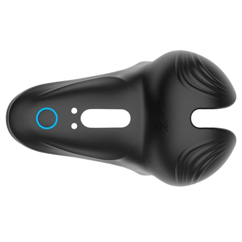 Hoden Trinity Silicone Cock Ring with Taint Stimulator - Vibrating Cock Rings