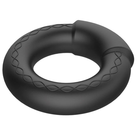 Warm Rechargeable 10 Functions Silicone Cock Ring - Vibrating Cock Rings