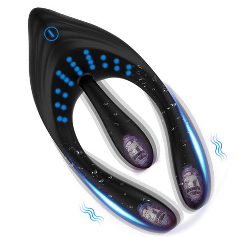 Love Triangle Vibrating Cock Ring by BDStyle - Vibrating Cock Rings