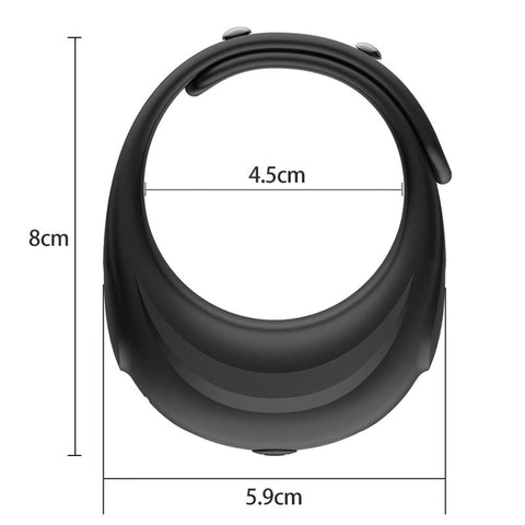 Wrist Watch Adjustable Size Vibrating Cock Ring by BDStyle - Vibrating Cock Rings