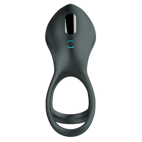 10 Functions Vibrating Cock Ring with Three Ring - Vibrating Cock Rings