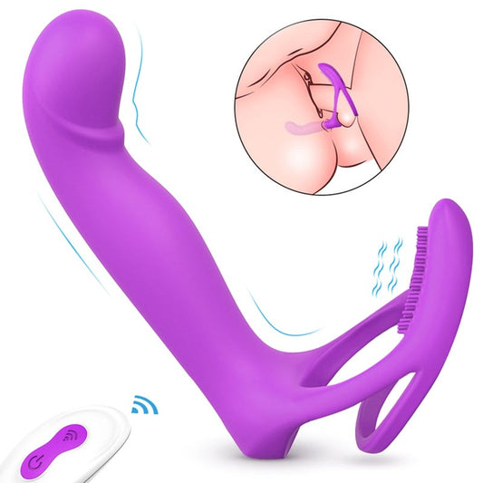 Lorna Vibrating Cock Ring With Butt Plug by S-Hande - Vibrating Cock Rings