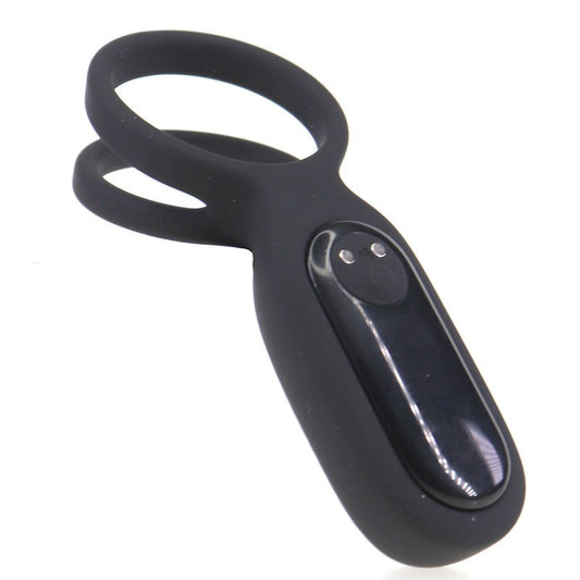 S-Hande Squidward 9 Frequency Vibration Cock Ring Black
