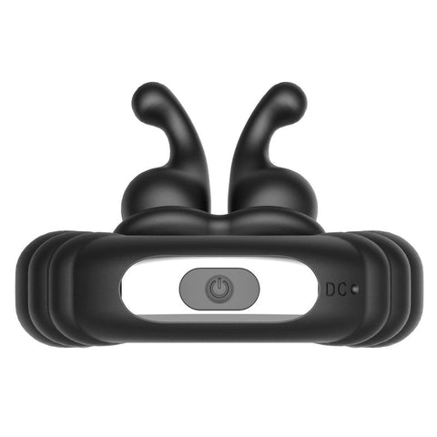 Snails 10 Functions Vibrating Dual Penis Ring by BDStyle - Vibrating Cock Rings