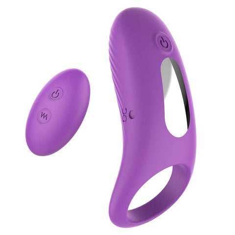 Himan Mens Vibration Cock Ring Purple by S-Hande - Vibrating Cock Rings