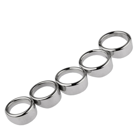 Stainless Steel Chrome Rooster Penis Ring by BDStyle - Steel Cock Rings