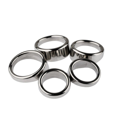 Stainless Steel Chrome Rooster Penis Ring by BDStyle - Steel Cock Rings