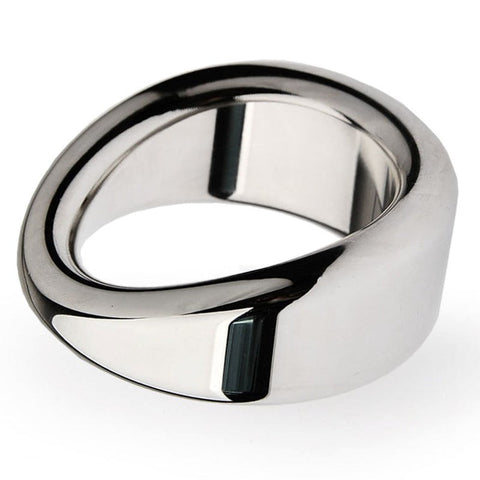 Heavy Duty Erection Enhancer Metal Penis Ring by BDStyle - Steel Cock Rings