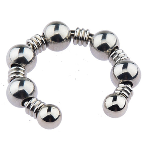 Open Type Male Steel Cock Ring by BDStyle - Steel Cock Rings