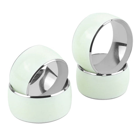 Luminous Stainless Steel Mens Cock Ring by BDStyle - Steel Cock Rings