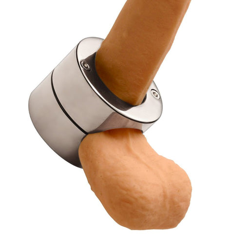 Stainless Steel Male Penis Trap by BDStyle - Steel Cock Rings