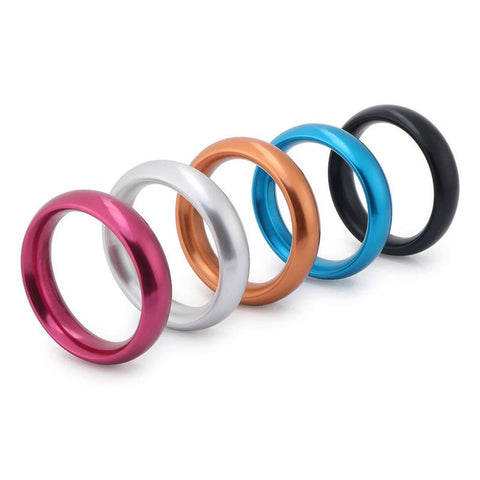 Aluminum Round Mens Cock Ring Large by BDStyle - Steel Cock Rings