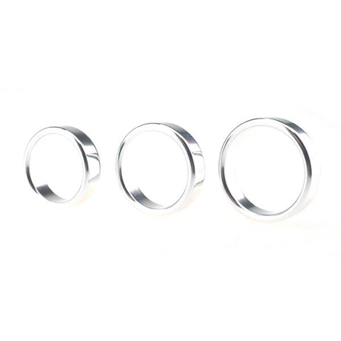 Colorful Aluminum Erection Enhancer Cock Ring by BDStyle - Steel Cock Rings