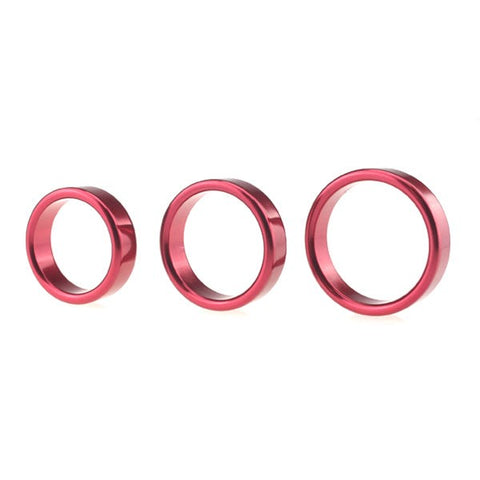 Colorful Sex Delay Aluminum Mens Cock Ring by BDStyle - Steel Cock Rings
