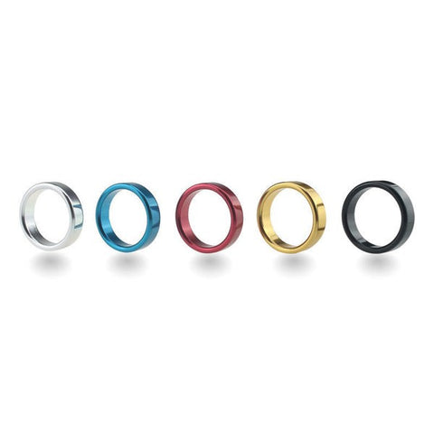 Colorful Erection Enhancer Aluminum Cock Ring by BDStyle - Steel Cock Rings