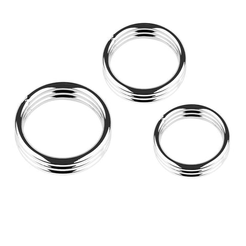 Echo Stainless Steel Cock Ring by BDStyle - Steel Cock Rings