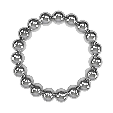 Meridian Stainless Steel Mens Beaded Cock Rings by BDStyle - Steel Cock Rings