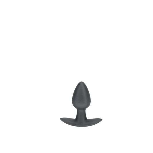 OUCH! 6.5 cm Small Metallic Silicone Butt Plug - Butt Plugs