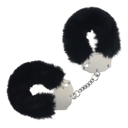 Shots OUCH! Heavy Duty Fluffy Bondage Hand Cuffs Restraints