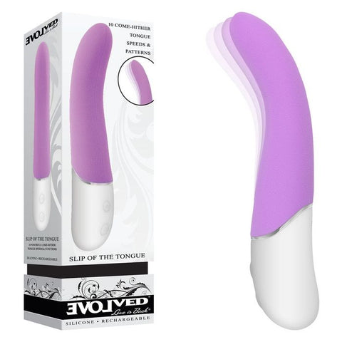 Evolved SLIP OF THE TONGUE Flicking Tongue Vibrator - Finger and Tongue Vibrators