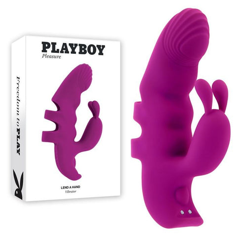 Playboy Pleasure LEND A HAND Finger Vibrator - Finger and Tongue Vibrators