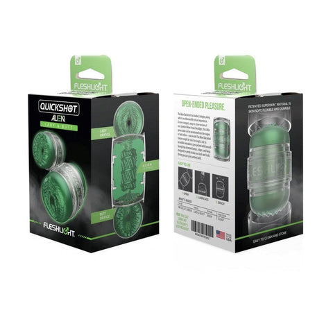 Quickshot Alien Lady Butt Masturbator Green by Fleshlight - Fleshlight Male Masturbators