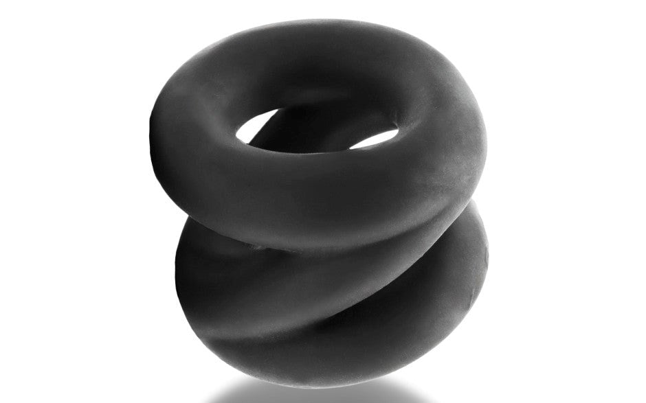 OxBalls Z Balls Zig Zag Cock Ring and Ball Stretcher Night Edition - Ball and Cock Toys