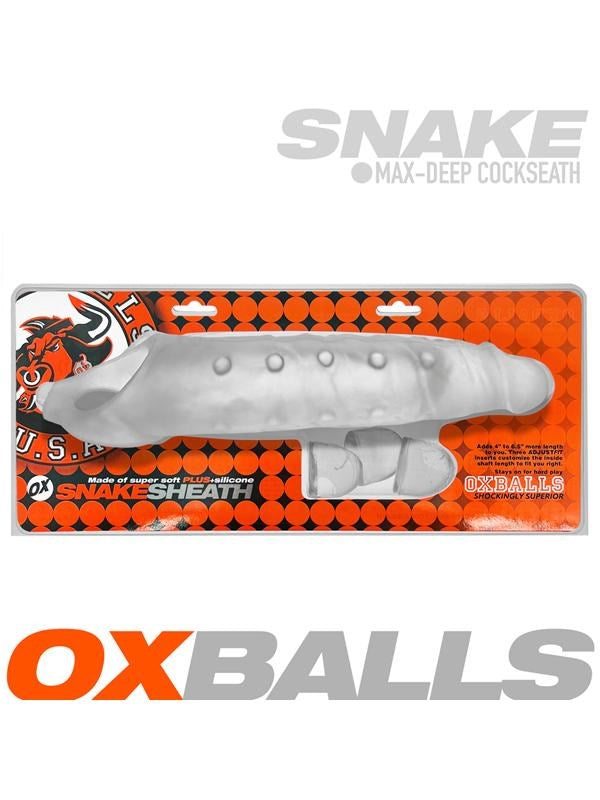 Snake Deep Reacher Cocksheath by OxBalls - Penis Sleeves and Extenders