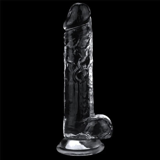 Lovetoy Flawless Suction Cup Base Realistic Dildo 19cm Clear