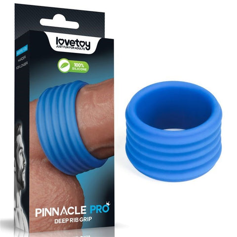 Deep Rib Grip Ring by Lovetoy - Stretchy Cock Rings