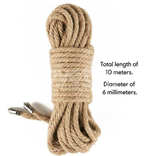 Rebellion Reign Hemp Rusting Bondage Play Rope 10m