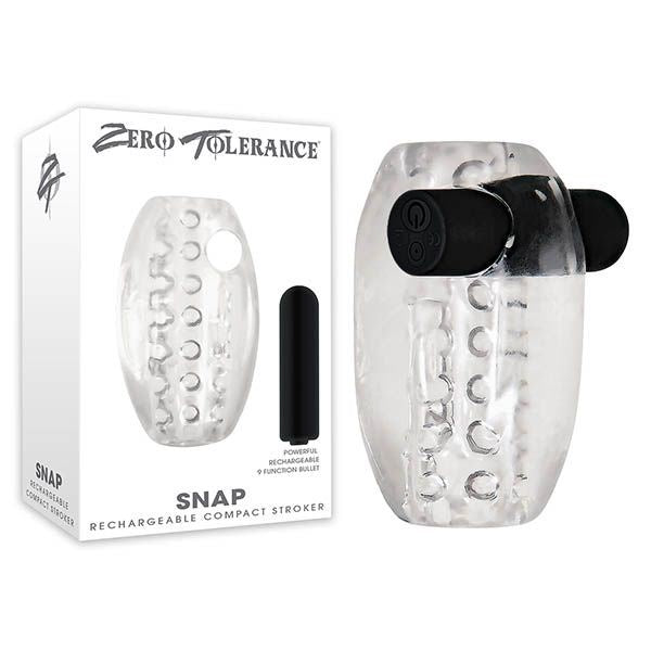 Zero Tolerance Snap Egg Shaped Vibrating Mens Stroker - Masturbators and Strokers