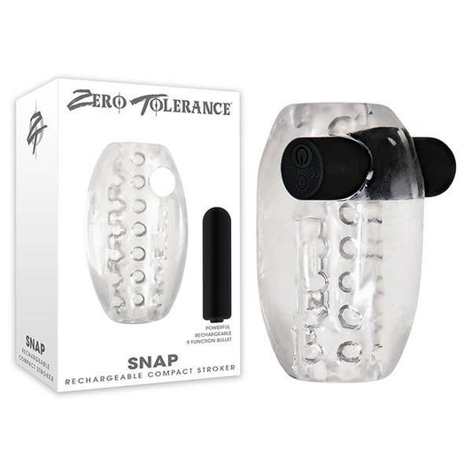 Zero Tolerance Snap Egg Shaped Vibrating Men's Stroker - Masturbators and Strokers