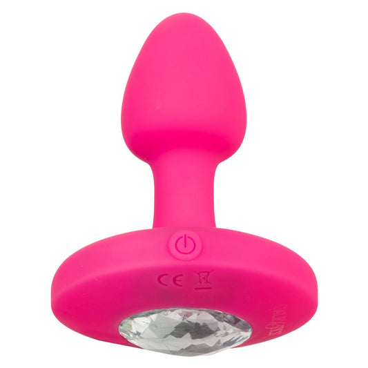 California Exotics Cheeky Gems Rechargeable Vibrating Butt Plug Pink