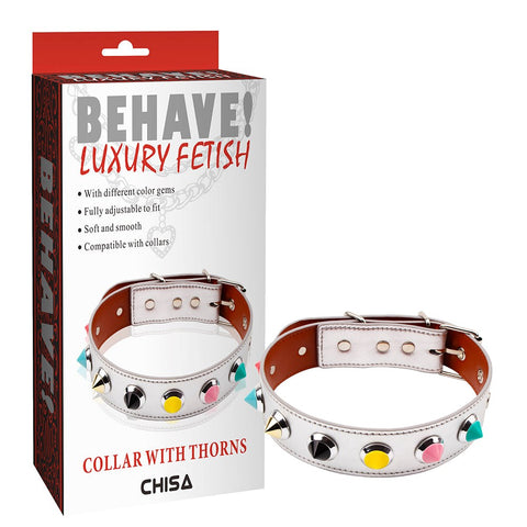 Collar with Thorns by Chisa - Cuffs And Restraints