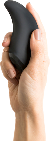 Bcurious Premium Noir Clit Vibrator by B Swish - Clit Ticklers and Pulsators