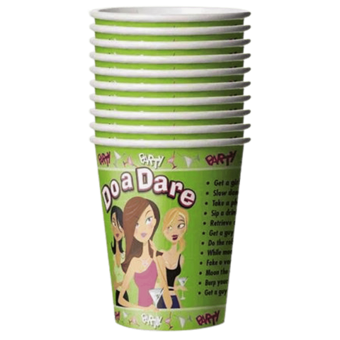Party Dare Cups 10 Piece Set by Ball & Chain - Party Gifts and Novelties