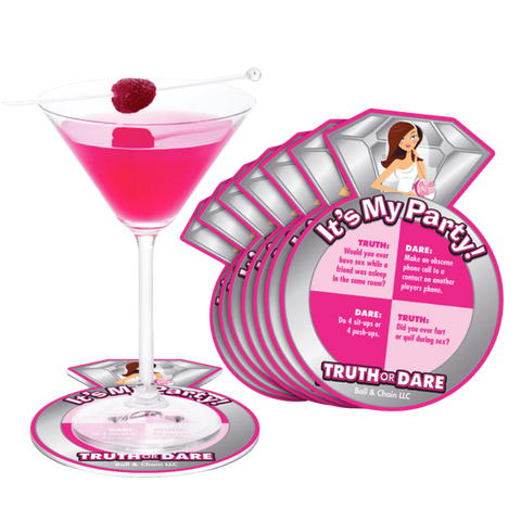 Truth or Dare Coasters Party Gift by Ball & Chain - Party Gifts and Novelties