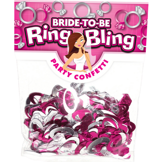 Bride To Be Ring Bling Bachelorette Party Confetti