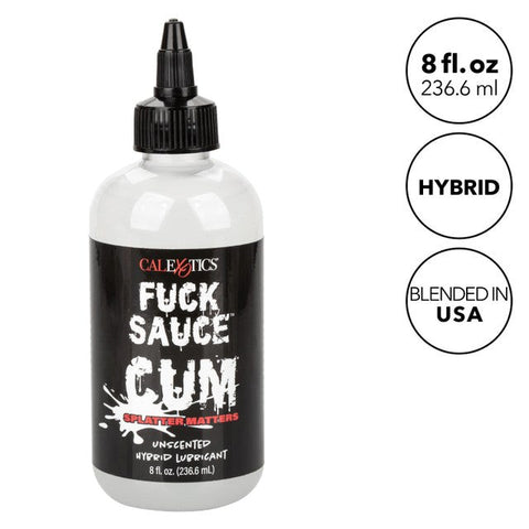 Fuck Sauce Cum Hybrid Lubricant 236.6ml by CalExotics - Massage Oils and Lubricants