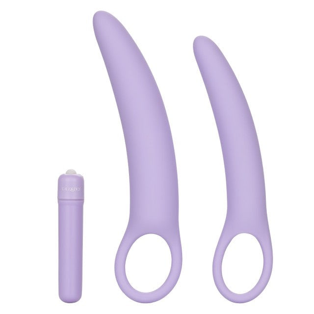 Dr Laura Berman Isabelle Vibrating Silicone Dilator Set Of 2 - Clit Ticklers and Pulsators