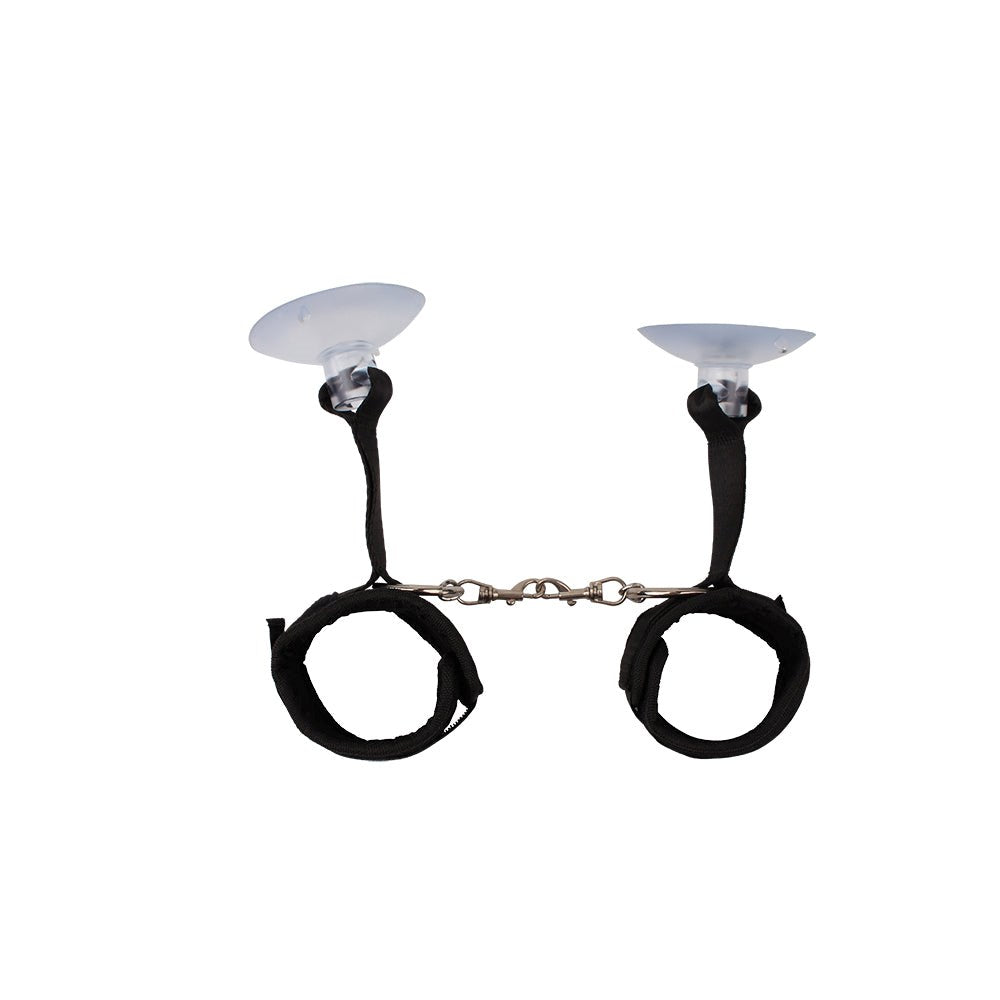 Behave Tie Up Love Adjustable BDSM Cuffs Black - Cuffs And Restraints