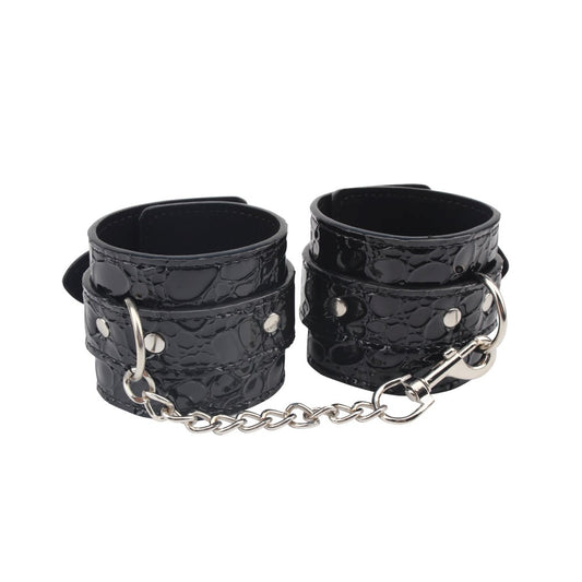 Behave Be Good Bondage Play Wrist Cuffs Black
