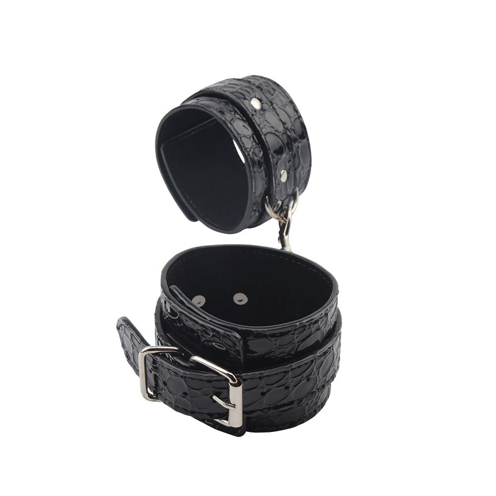 Behave Be Good BDSM Play Ankle Cuffs Black - Cuffs And Restraints