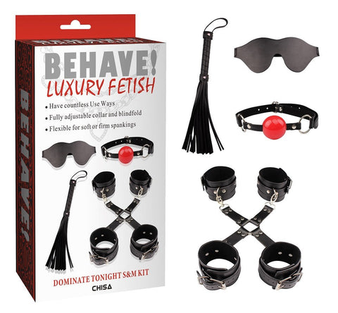 Dominate Tonight S & M Bondage Kit by Chisa - Bondage Kits