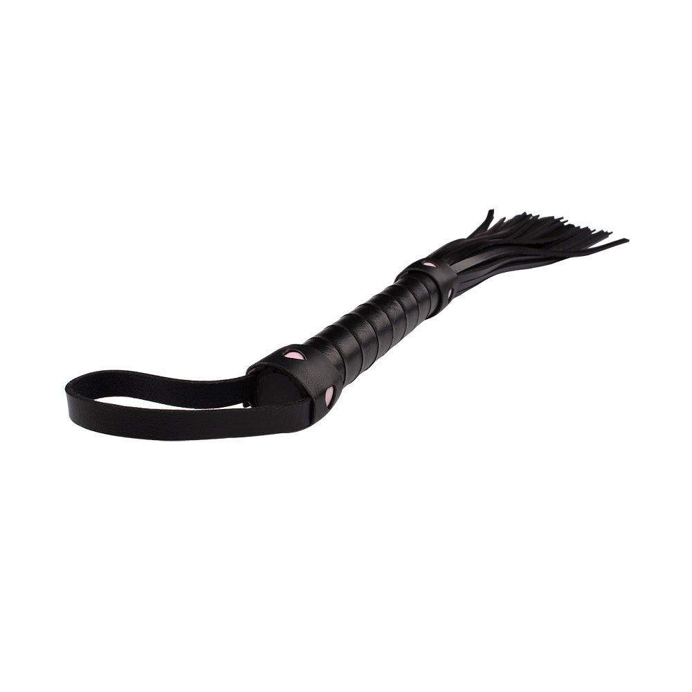 Behave Flexible Pleasure Bondage Whip Black - Whips And Crops