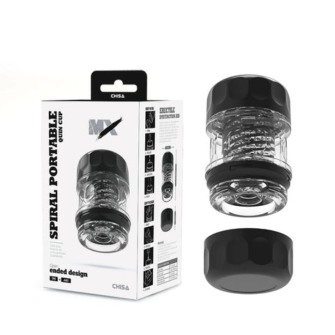 Spiral Portable Quin Cup Masturbator by Chisa - Masturbators and Strokers