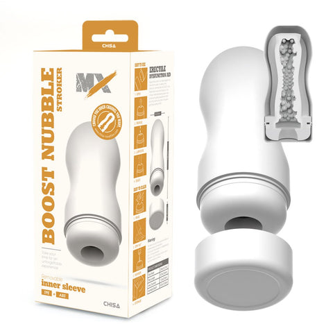 MX Boost Nubble Textured Male Stroker by Chisa - Masturbators and Strokers