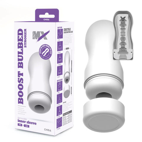 Boost Bulbed Stroker by Chisa - Masturbators and Strokers
