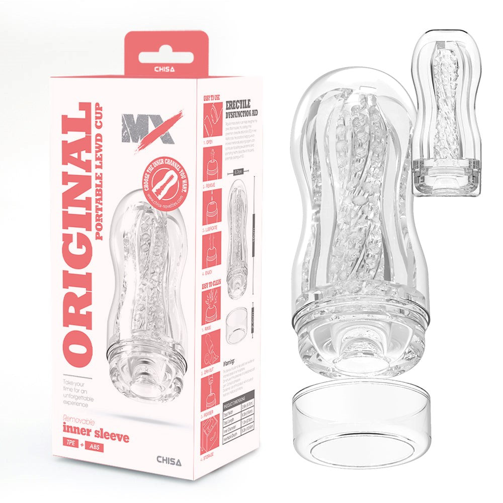 MX Original Portable Lewd Mens Stroker Cup - Masturbators and Strokers